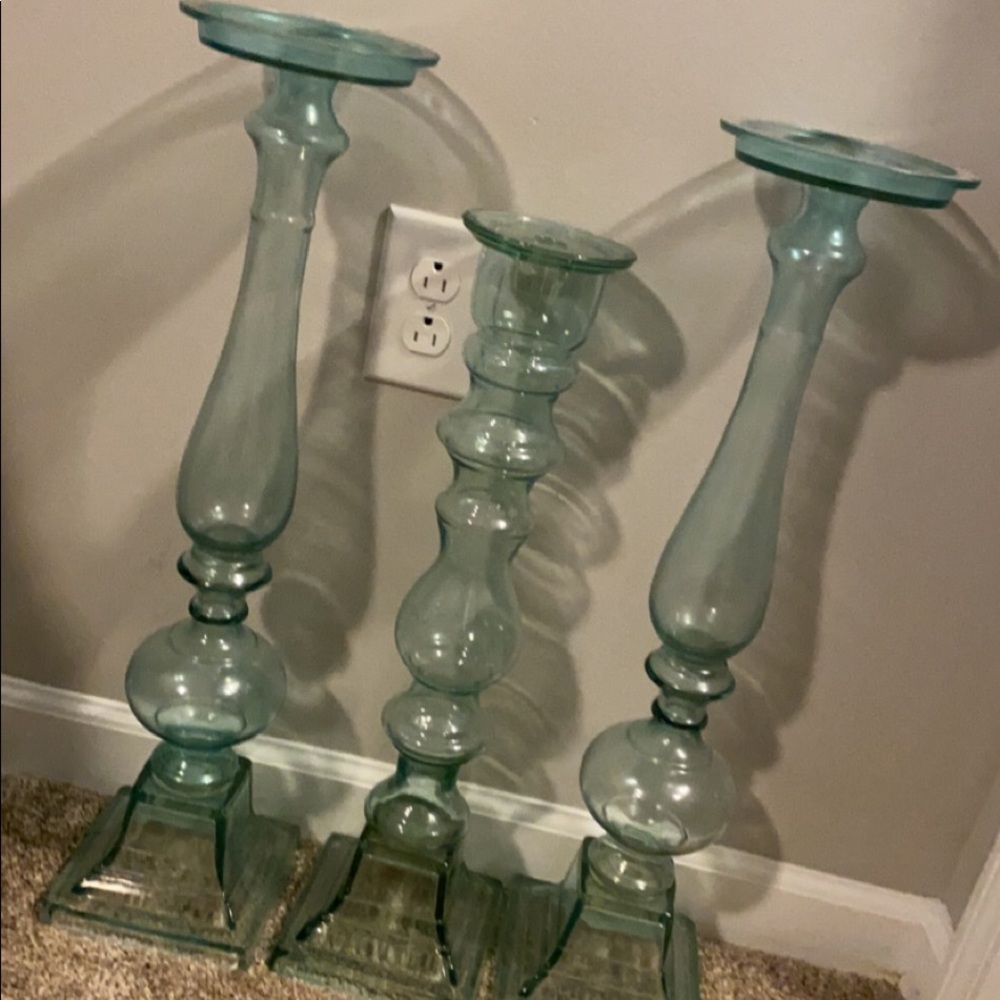 3piece candle holders